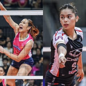 Creamline recovers from a third-set rally that falls ever so short, 32-30, to win in four frames against sibling rival Choco Mucho, while Chery Tiggo