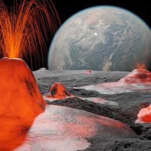 Volcanic Moon