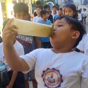 Different Elementary Schools and High Schools in San Fernando City of the Province of La Union simultaneously launched the Hydration Water Break on Mo