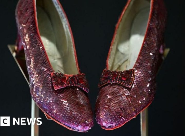 Dorothy's ruby slippers from Wizard of Oz movie sell for $28m