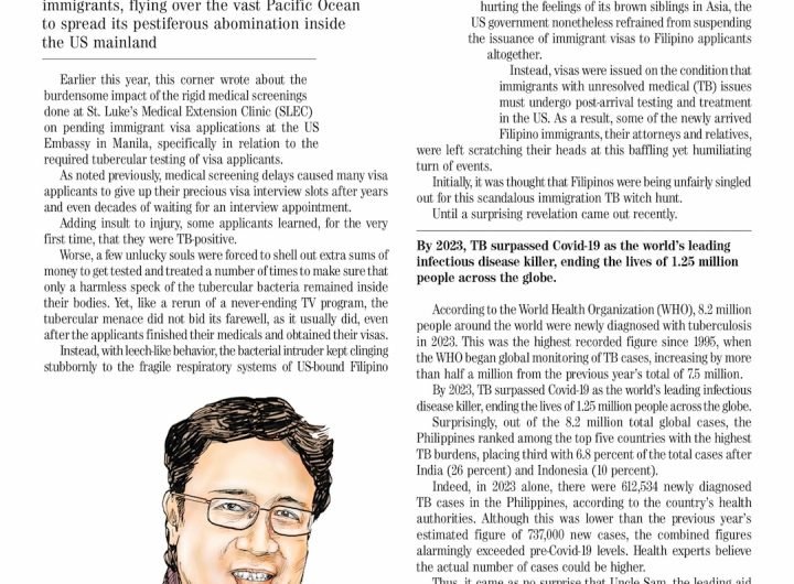 Earlier this year, this corner wrote about the burdensome impact of the rigid medical screenings done at St. Luke’s Medical Extension Clinic (SLEC) on