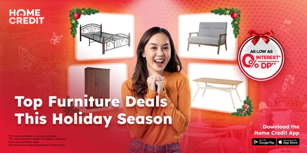 Elevate Your Home’s Look and Comfort with Home Credit’s Todo Pasko Furniture Deals