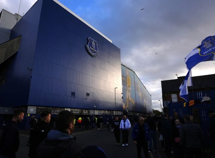 Goodison Park was set to host Saturday's Merseyside derby