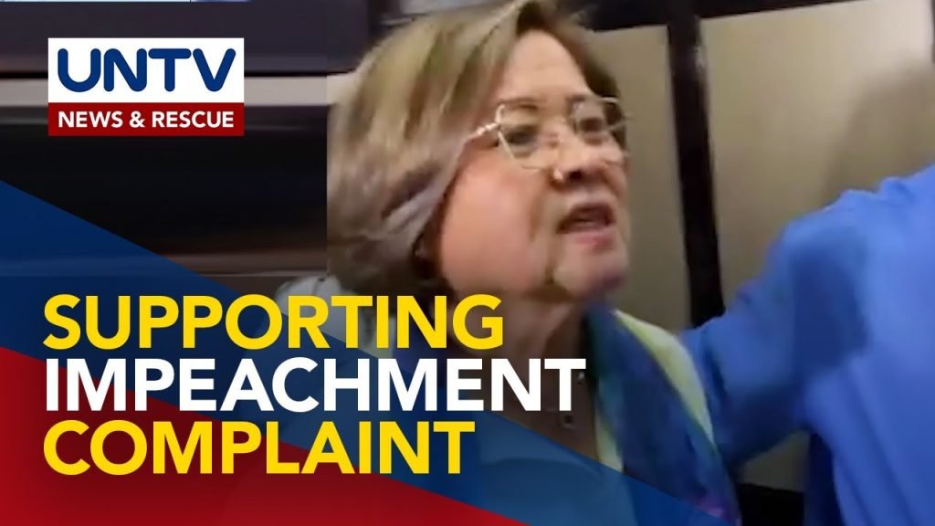 Ex-Senator de Lima arrives at HOR to show support to impeachment complaint vs VP Sara