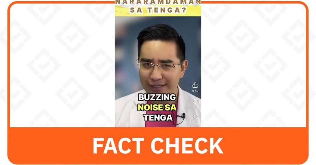 FACT CHECK: Filipino doctor’s ad endorsing ear drops is AI-manipulated #FactsFirstPH