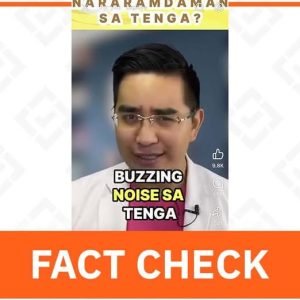 FACT CHECK: Filipino doctor’s ad endorsing ear drops is AI-manipulated #FactsFirstPH