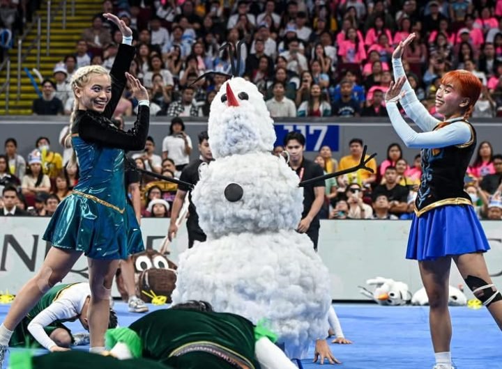 FEU Cheering Squad head coach Randell San Gregorio comes to his team's defense after fans flamed the UAAP Cheerdance Competition results, which put FE