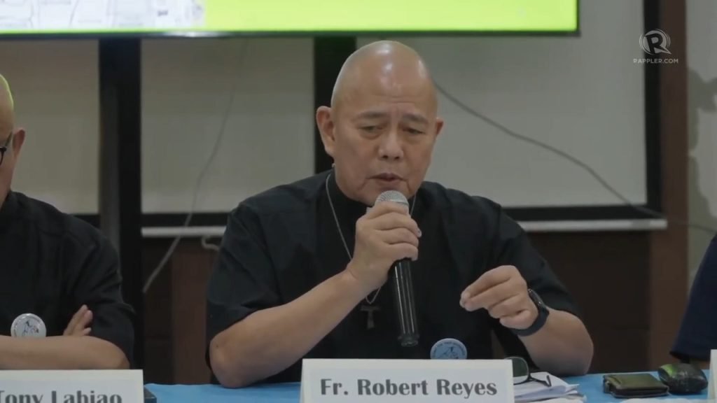 Father Robert Reyes, a pioneer of Clergy for Good Governance, says the Catholic Bishops’ Conference of the Philippines will reportedly discuss in Janu