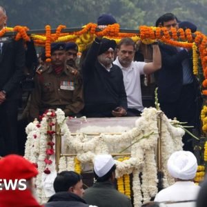 Former India PM mourned in state funeral