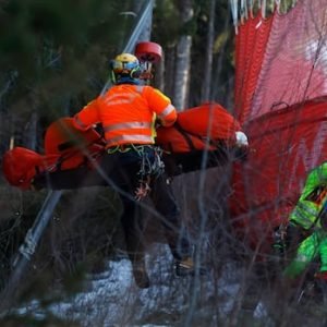 French skier Sarrazin to undergo surgery for brain bleed after downhill crash on 2026 Olympics slope