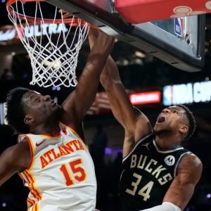 Giannis Antetokounmpo drops all-around numbers yet again as the Bucks claim a championship berth in the NBA Cup in Las Vegas. #NBA