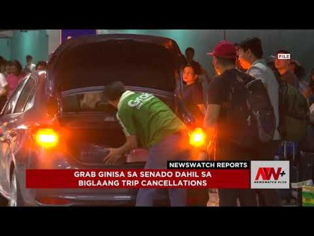 Grab ginisa sa Senado dahil sa biglaang trip cancellations | NewsWatch Reports