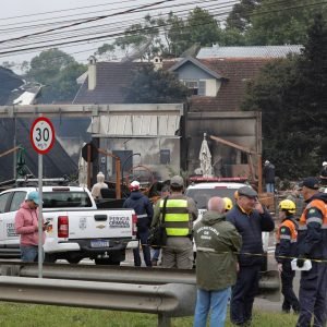 Horror as at least 10 people killed and 17 injured after plane crashes into popular tourist town in Brazil