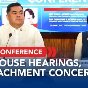 House of Representatives Press Conference on House hearings and Impeachment concerns | Dec. 3, 2024