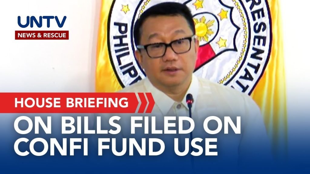 House press briefing on bills filed in relation to the OVP, DepEd confidential funds probe