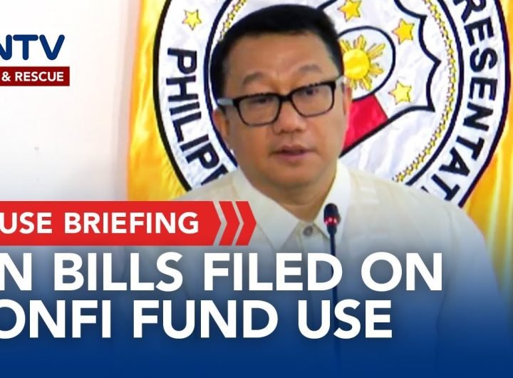 House press briefing on bills filed in relation to the OVP, DepEd confidential funds probe