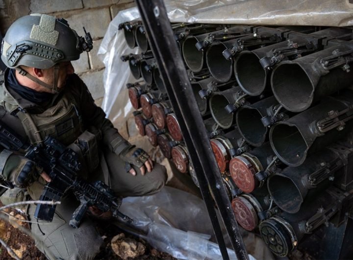 IDF finds Hezbollah weapons cache in underground tunnel: video