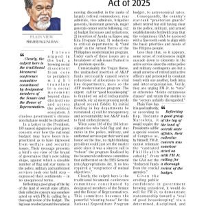 In a Letter to the President, 183 named signatories aired grave concern over how the national budget may have been mis-prioritized as to have digresse