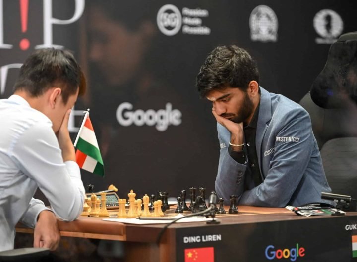 India's grandmaster Gukesh Dommaraju  FIDE World Championship chess