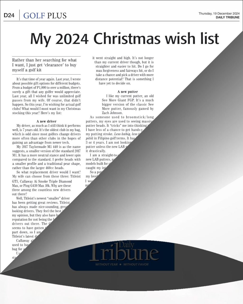 It’s that time of year again. Last year, I wrote about possible gift options for different budgets. From a budget of P1,000 to over a million, there’s