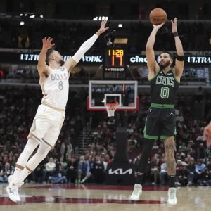 Jayson Tatum Celtics beat Bulls NBA