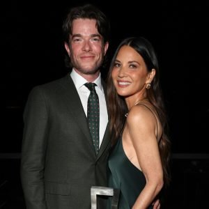 John Mulaney & Olivia Munn's Christmas With 2 Kids Is a Relatable Mess