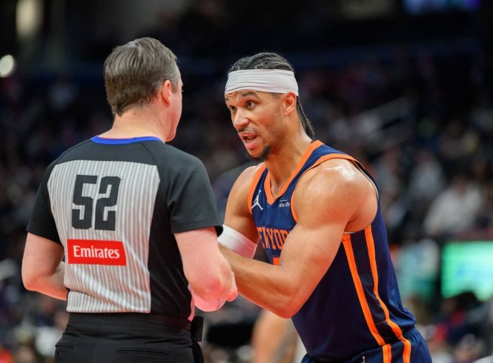 New York Knicks guard Josh Hart NBA vs Washington Wizards