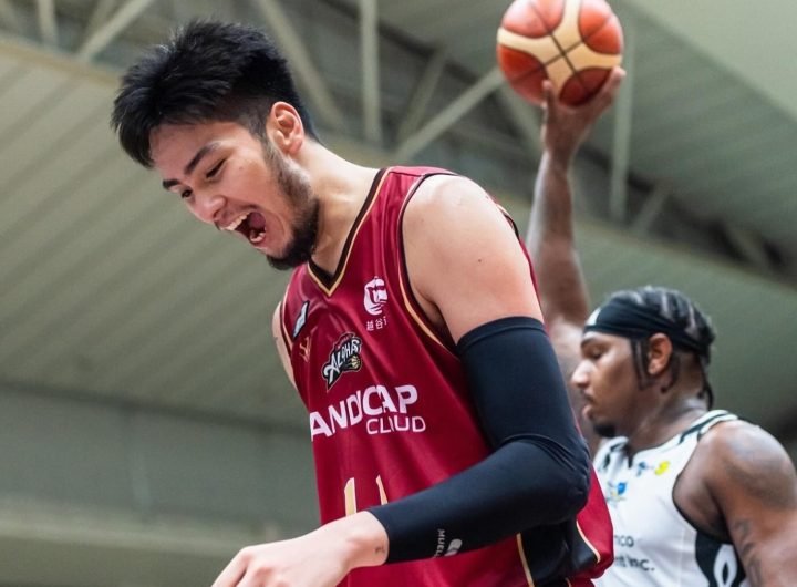 Koshigaya Alphas Filipino enter Kai Sotto during a Japan B.League game.