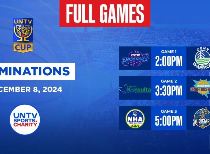 LIVE FULL GAMES: UNTV Cup Season 11 Eliminations at Paco Arena, Manila | December 08, 2024