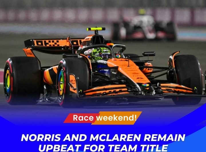 Lando Norris and McLaren remained optimistic about clinching the constructors' title on Saturday after he qualified third for Sunday’s Qatar Grand Pri