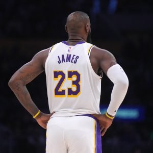 Los Angeles Lakers forward LeBron James NBA 40th birthday