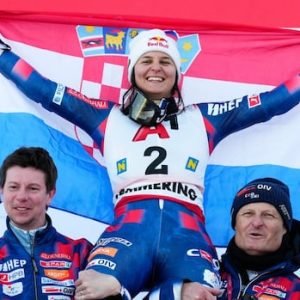 Ljutic wins slalom to give Croatian women's ski team 1st victory since Kostelic's final triumph in 2006