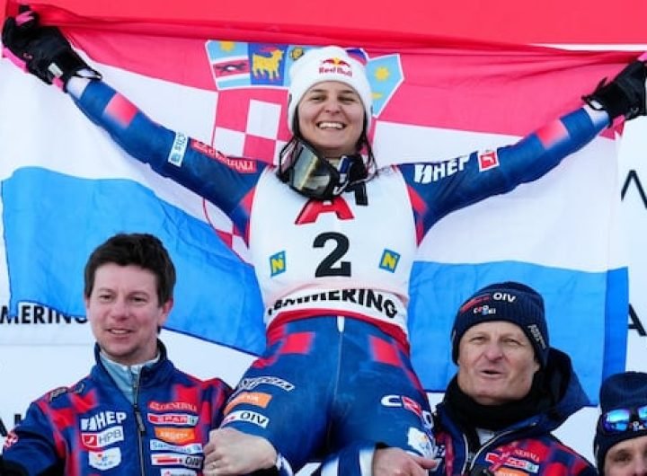 Ljutic wins slalom to give Croatian women's ski team 1st victory since Kostelic's final triumph in 2006