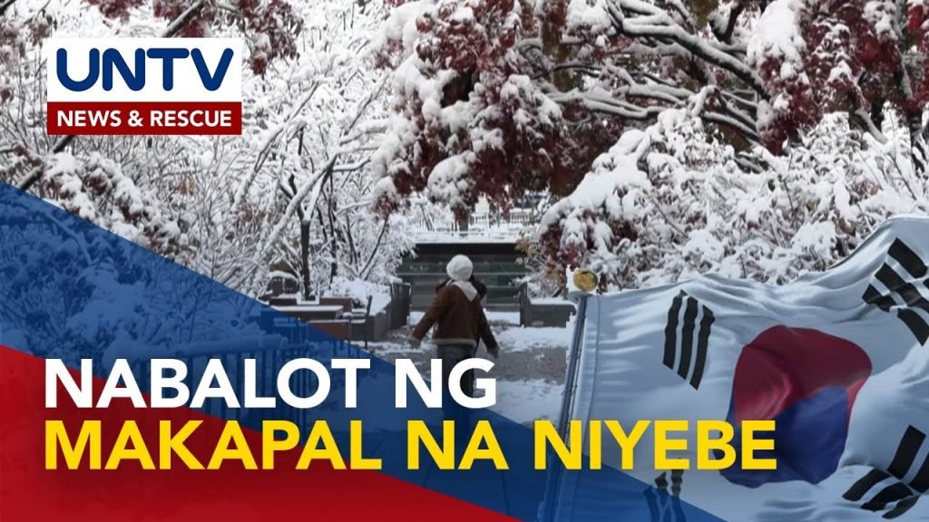 Malaking bahagi ng South Korea, nabalot ng makapal na snow