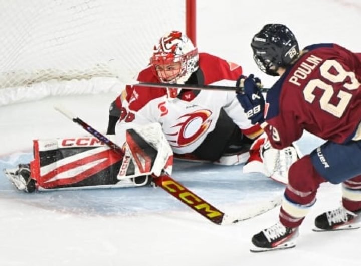 Marie-Philip Poulin's shootout winner lifts Victoire to win over Charge