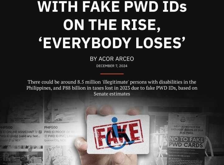 Members of the Restaurant Owners of the Philippines told Rappler that they started noticing an increase in the number of fake PWD identification cards