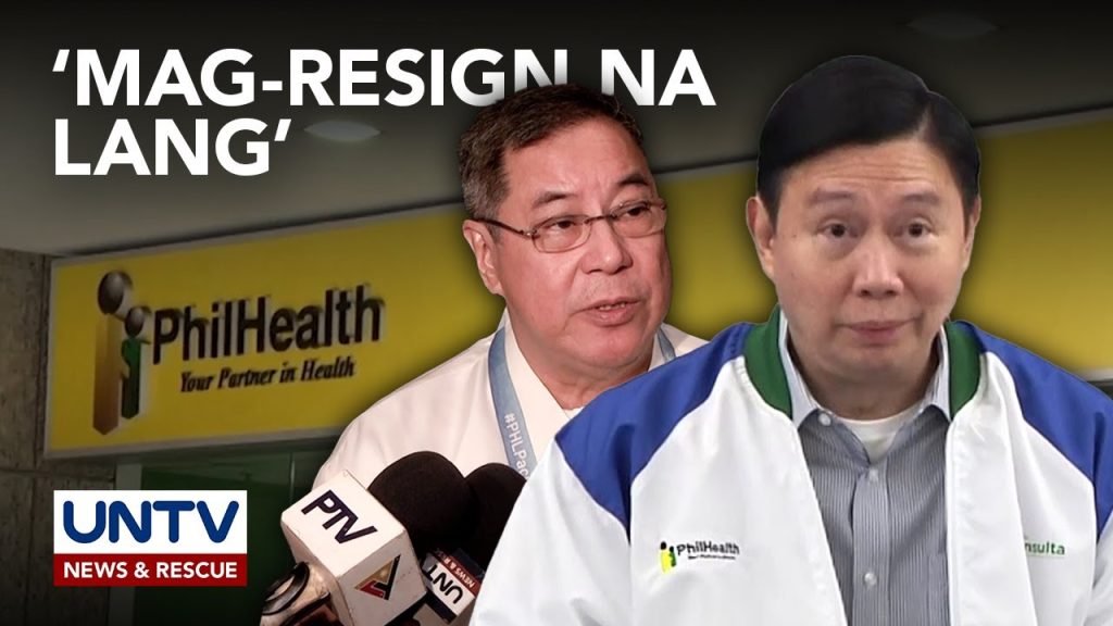 Mga opisyal  ng DOH at PhilHealth, pinagre-resign dahil sa hindi umano maayos na trabaho