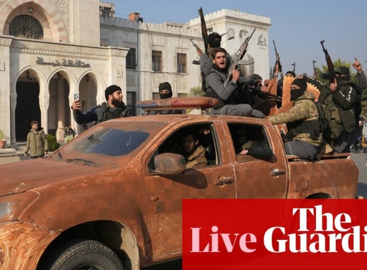 Middle East crisis live: thousands flee Homs in central Syria as rebel forces push on | World news