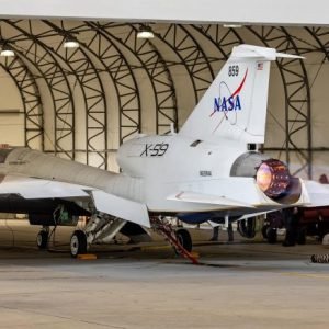 NASA X-59 Quiet Supersonic Research Aircraft First Maximum Afterburner Test