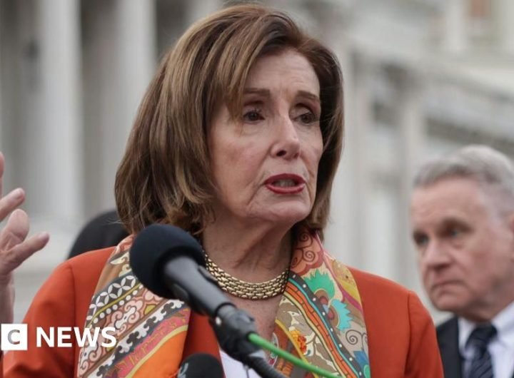 Nancy Pelosi in hospital after injury on overseas trip