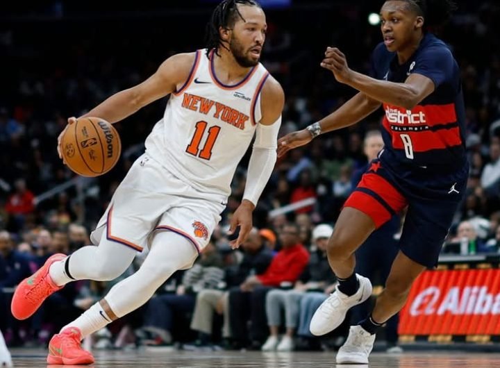 New York superstar Jalen Brunson scores just 6 points off his career-high mark of 61 as the Knicks stave off a serious upset campaign by the lowly Was