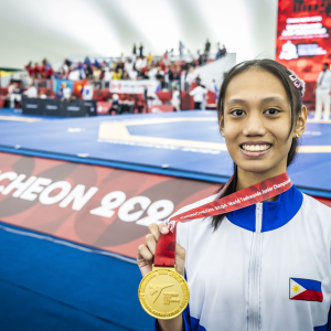 Tachiana Kezhia gold medal Mangin world taekwondo junior championships