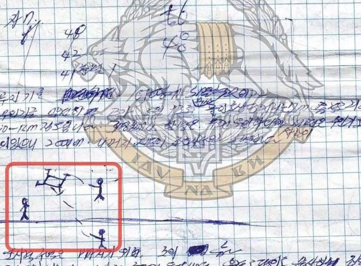 North Korean soldier's haunting war diary sketches show Ukraine drones blitzing 'live bait' troops sent to death by Vlad