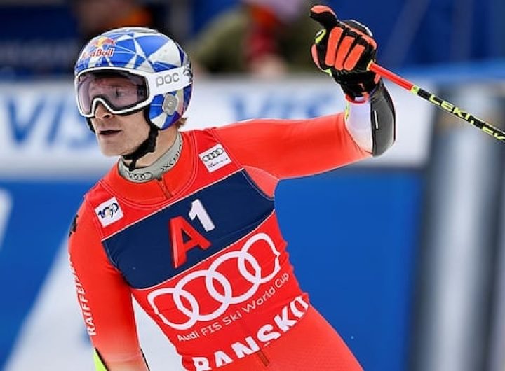 Olympic ski champ Marco Odermatt wins weather-affected GS