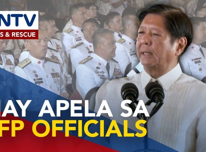 PBBM, may apela sa AFP officials sa gitna ng isyu sa pulitika at mga kinakaharap na hamon ng bansa