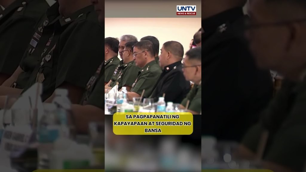 PBBM, pinangunahan ang national peace and order meeting; PNP, itinanggi ang ‘loyalty check’