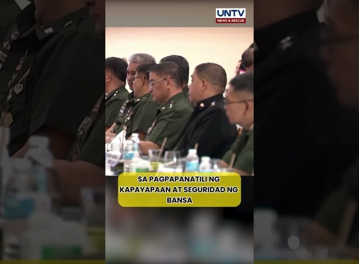 PBBM, pinangunahan ang national peace and order meeting; PNP, itinanggi ang ‘loyalty check’