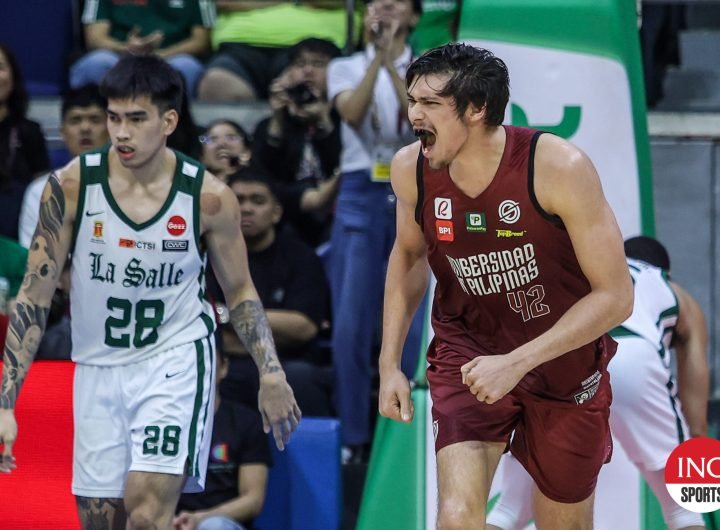 Quentin Millora-Brown during Game 1 of the UAAP Season 87 men