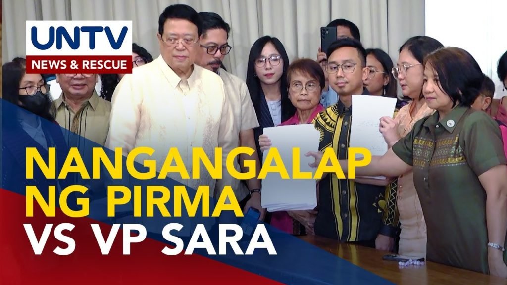 Pirma ng 1/3 ng House members para sa impeach VP Sara reso, kinakalap na; Isa pang reklamo, posible