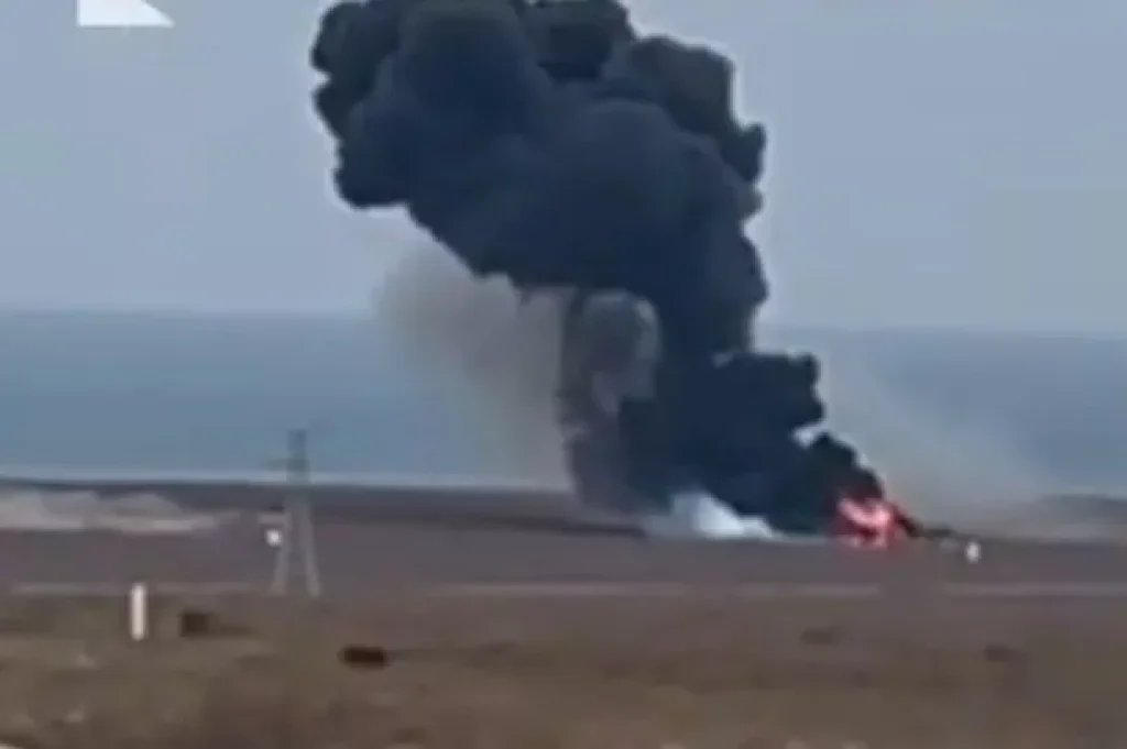 Plane crash horror as Christmas Day passenger jet plunges into fireball with ‘110 on board’